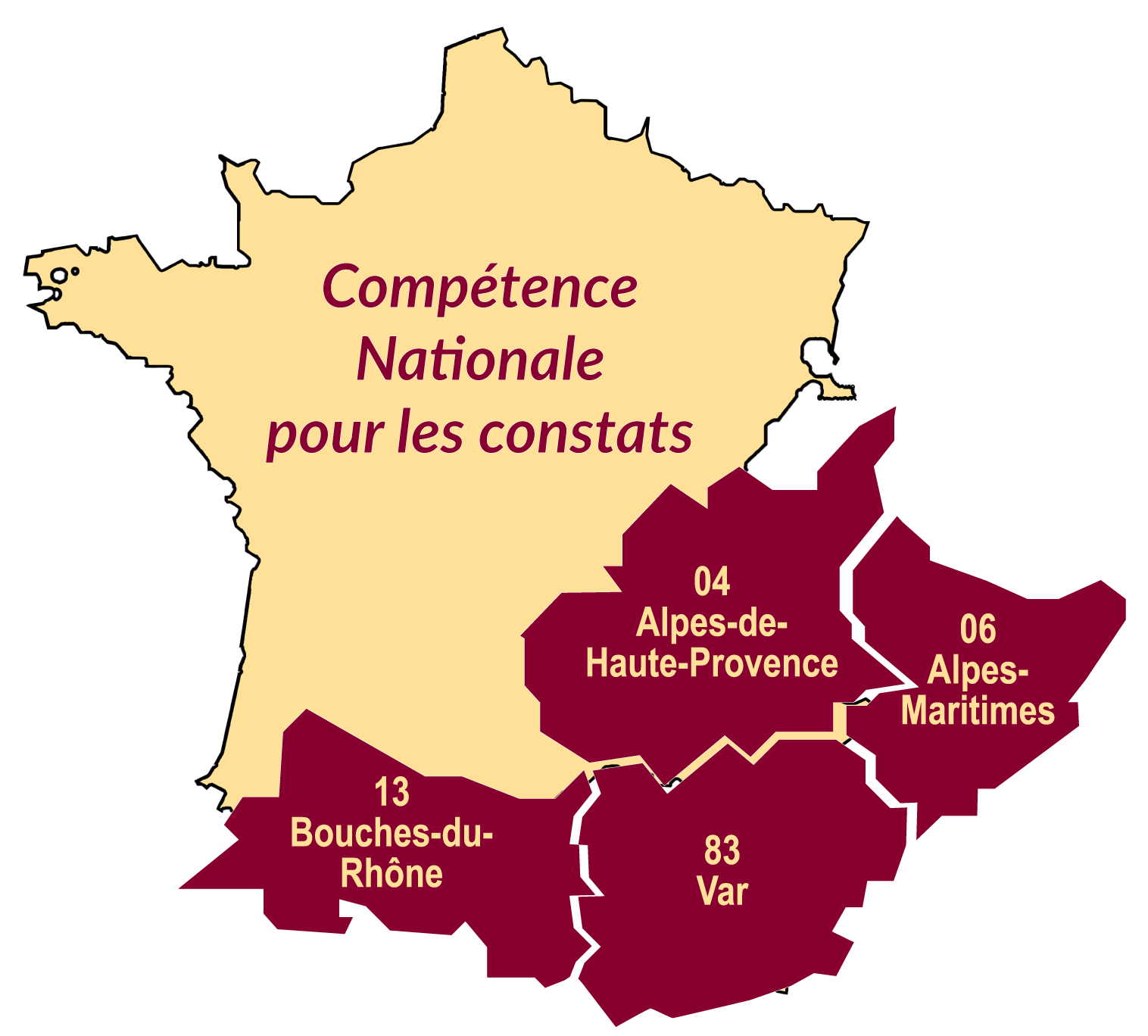 carte département